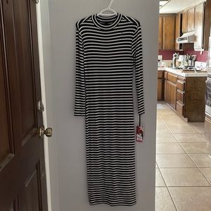 Black and white dress